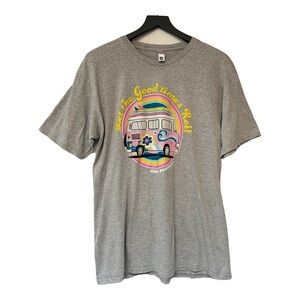 SIMPLY SOUTHERN “Let the Good Times Roll” Gray T-shirt Size Large